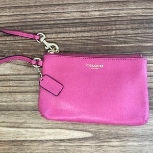 Barbie pink Coach wristlet